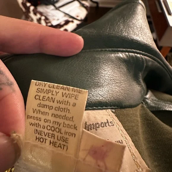 Vintage Penney’s International Imports Western Green Embroidered Jacket XL 14 - Picture 10 of 16